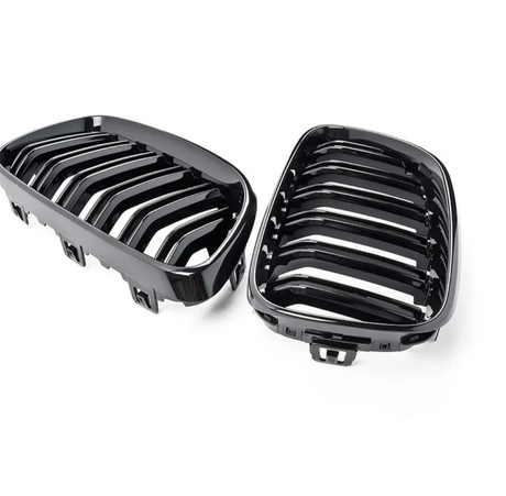 BMW 2 Series F22 black front kidney grilles (2014 to 2022) BMW Euro Premium Parts