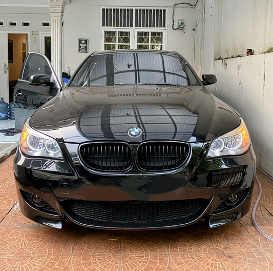Black Front Kidney Grilles M5 Competition-look for BMW 5 Series E60 (2003 to 2010)