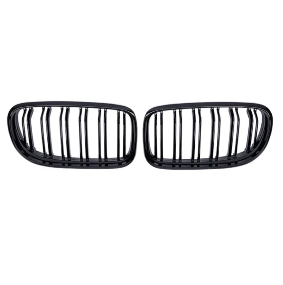 Black Front Kidney Grilles M3-look for BMW 3 Series E90 E91 (2006 to 2012)