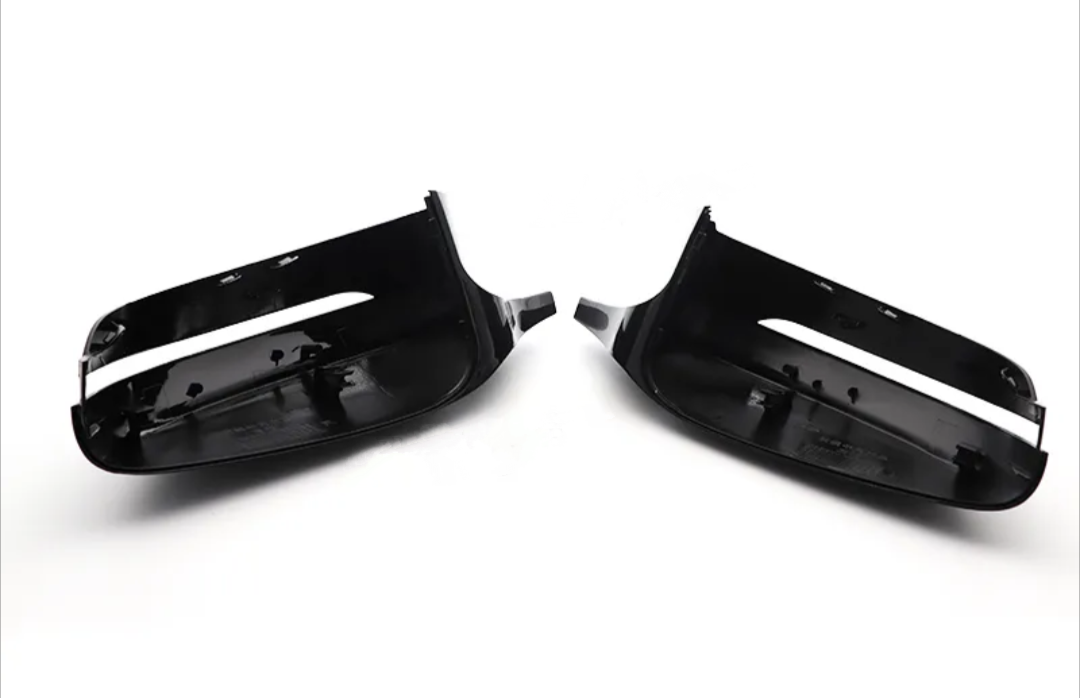 BMW 3 Series G30 M5-look Glossy Black Side Mirror Caps - 2018 to 2022