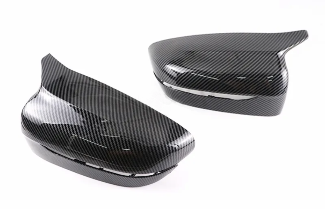 BMW M5 Competition Carbon-look Mirror Covers for BMW 5 Series G30 - 2018 to 2023