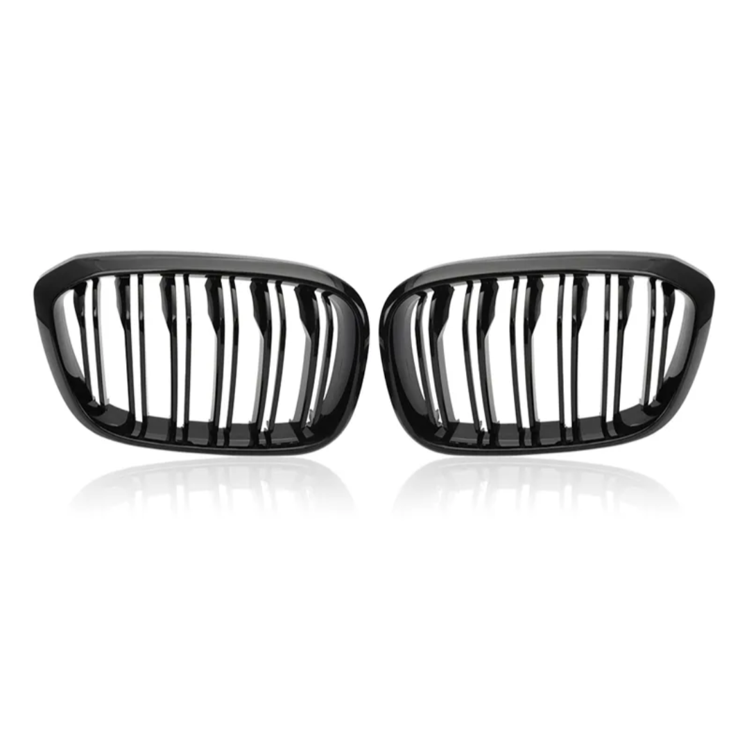 Black Front Kidney Grilles M Competition-look for BMW X3 G01 (2018 to 2022)