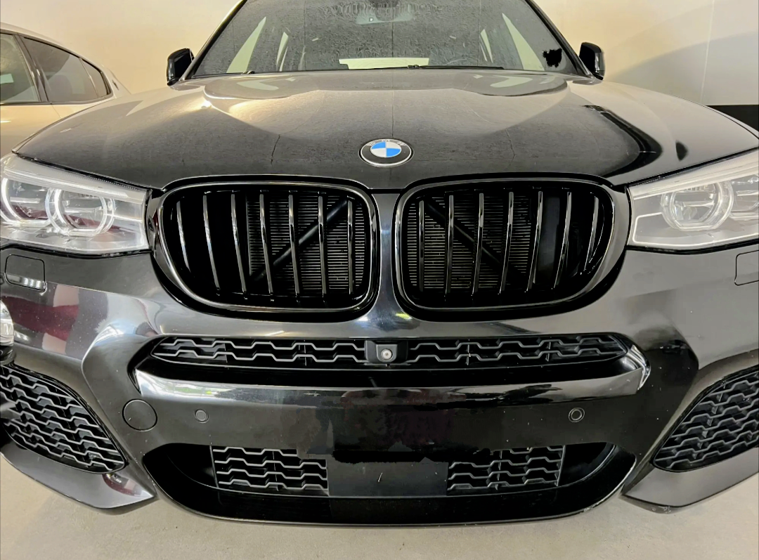 Black Front Kidney Grilles M-look Grill for BMW X3 F25 (2010 to 2017)