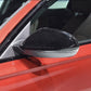 Glossy black mirror covers for Audi A6 C7 (2010 to 2018)