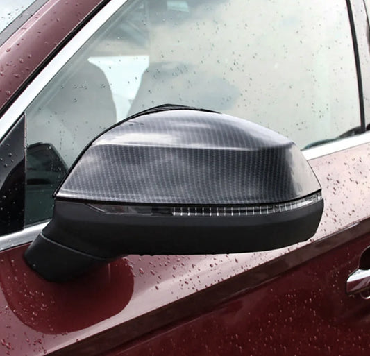 Carbon look mirror caps for Audi Q7 II (2016 to 2024)