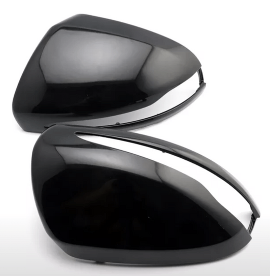 Glossy black side mirror caps for Mercedes GLC X253 (2015 to 2022)