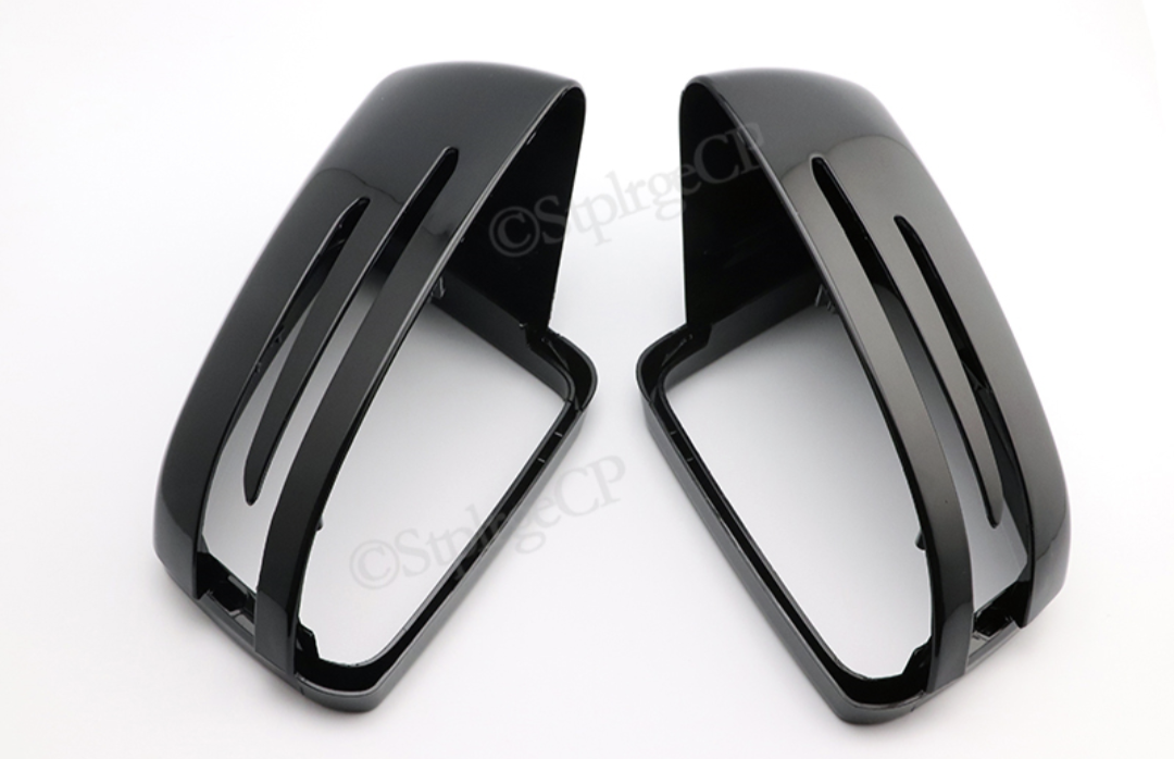 Carbon look mirror caps for Mercedes CLA C117 (2014 to 2018)