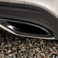 Black Performance Exhaust Tips for Mercedes-Benz A B C E Class CLS GLE GLC - 2015 to 2022
