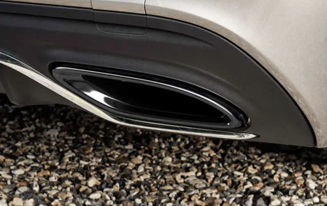 Performance Black Exhaust Tips for Mercedes-Benz E Class W213 - 2016 to 2022 Mercedes-Benz Euro Premium Parts Regular tips