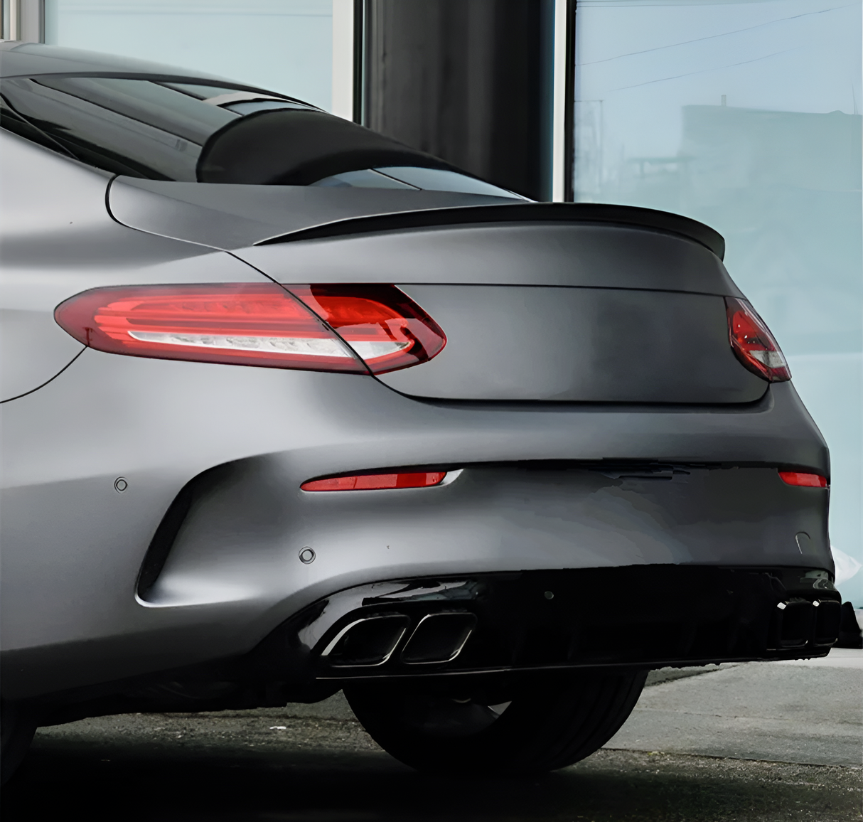 AMG Type Mercedes C-Class Coupe Rear Spoiler C205 (2014 to 2021) Mercedes-Benz Euro Premium Parts