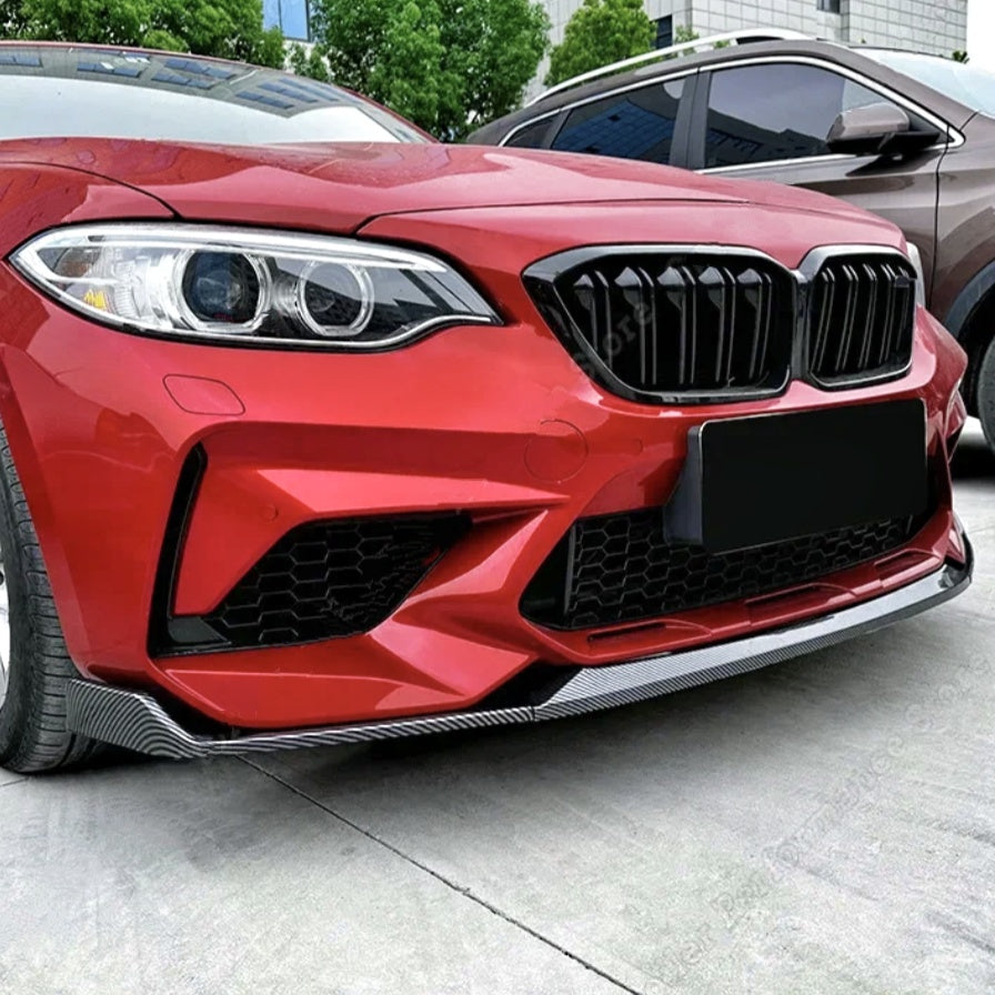 M Type Front Lip Splitter for BMW Série 2 F22 M2 F87 (2014 to 2021)