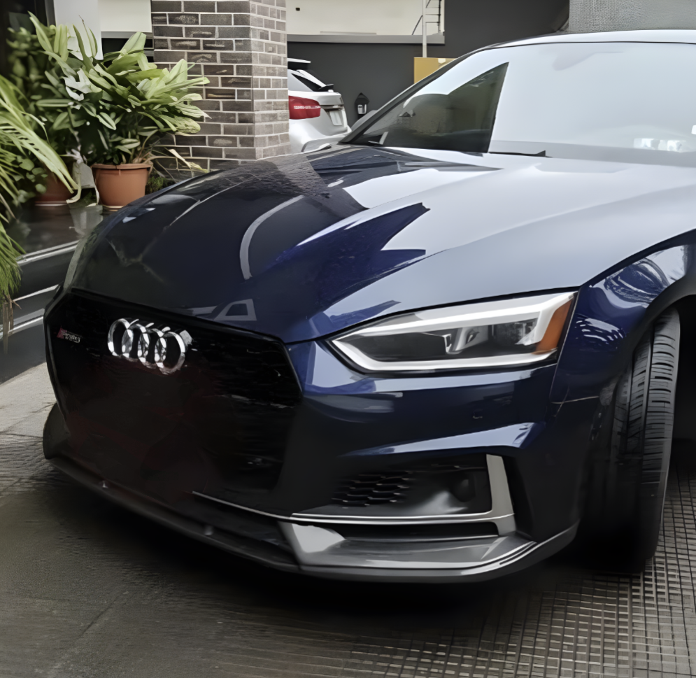 Front Lip Splitter for Audi A5 B9 - 2016 to 2019