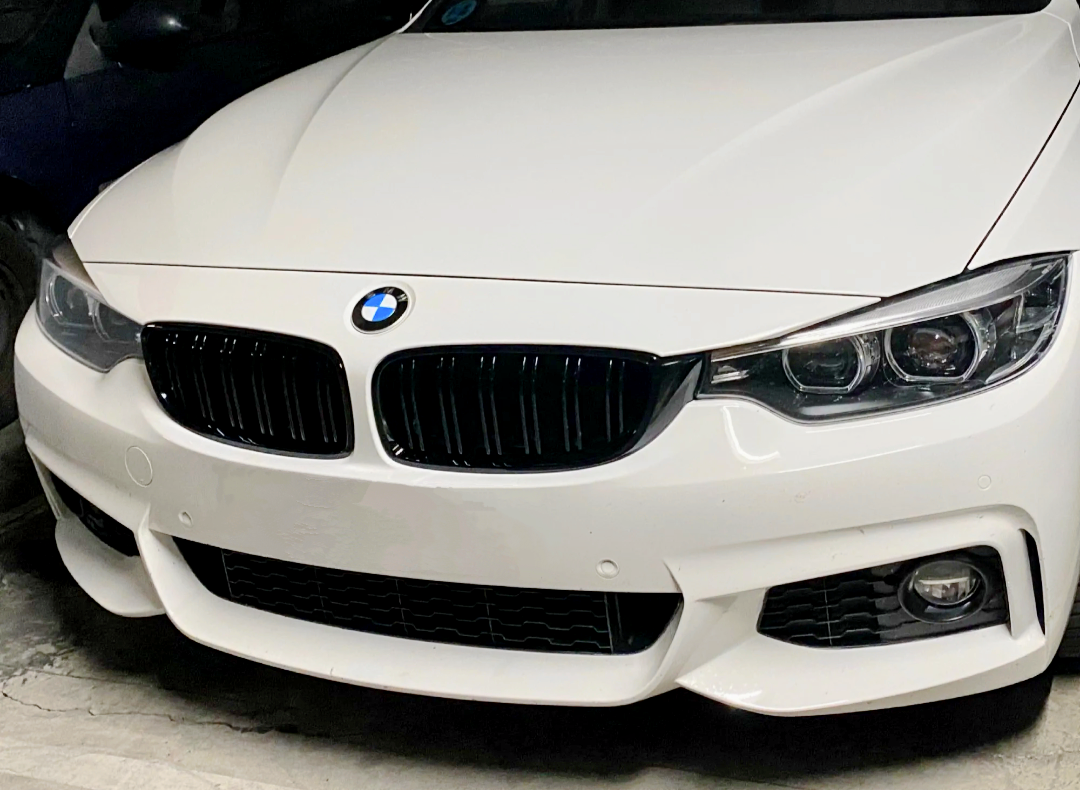 Black Front Grilles M4 Competition-look for BMW 4 Series F32 (2013 to 2020)