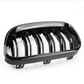 Black Front Grilles M3-look for BMW 3 Series E90 E91 (2007 to 2014)