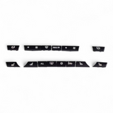 Set of climate control buttons for BMW 5 Series and M5 F10 (2010 to 2017) BMW Euro Premium Parts