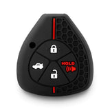 Silicone Toyota Key Case and Key Chain – Protective Key Fob Cover