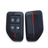 Silicone Volvo Key Case and Key Chain – Protective Key Fob Cover
