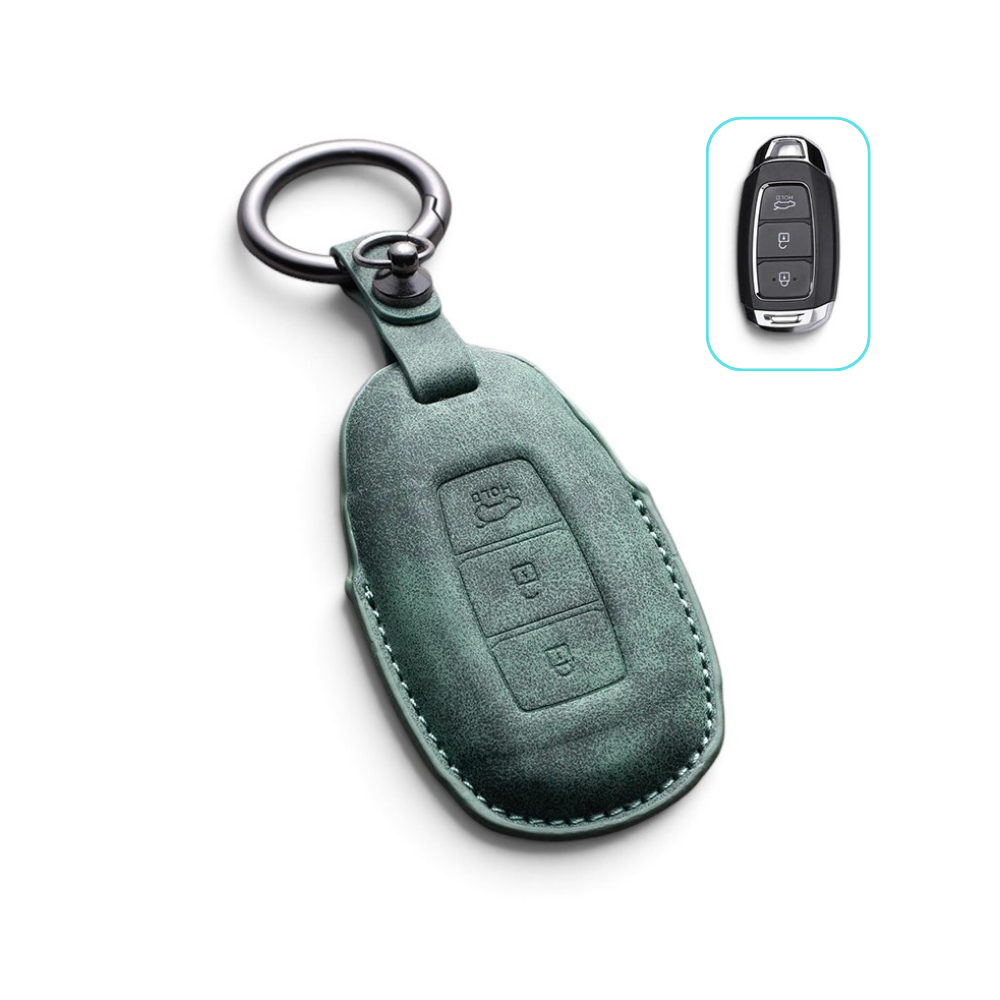 Alcantara Dodge Key Case and Key Chain – Protective Key Fob Cover