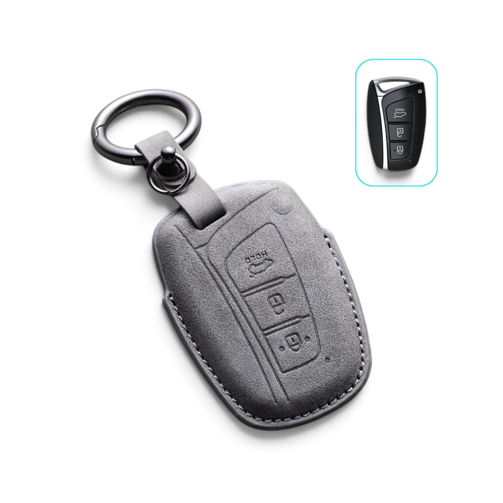 Alcantara Dodge Key Case and Key Chain – Protective Key Fob Cover