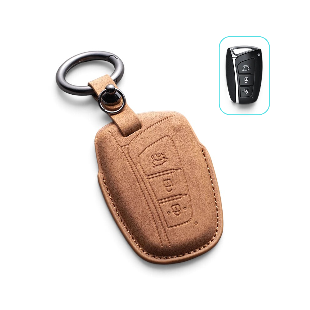 Alcantara Dodge Key Case and Key Chain – Protective Key Fob Cover