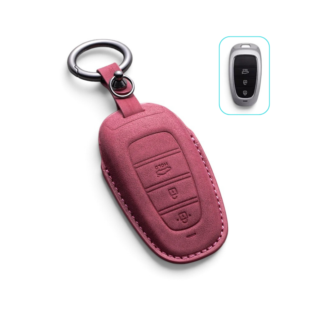 Alcantara Dodge Key Case and Key Chain – Protective Key Fob Cover