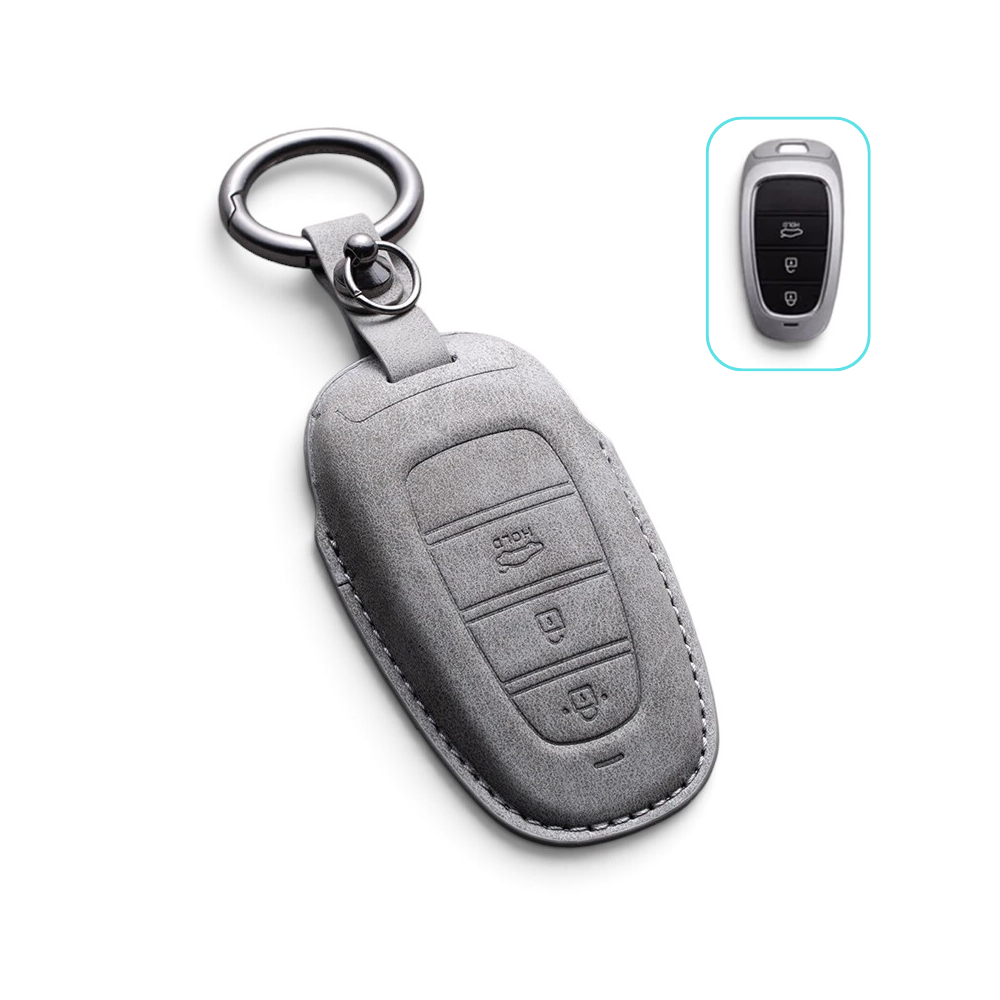 Alcantara Dodge Key Case and Key Chain – Protective Key Fob Cover
