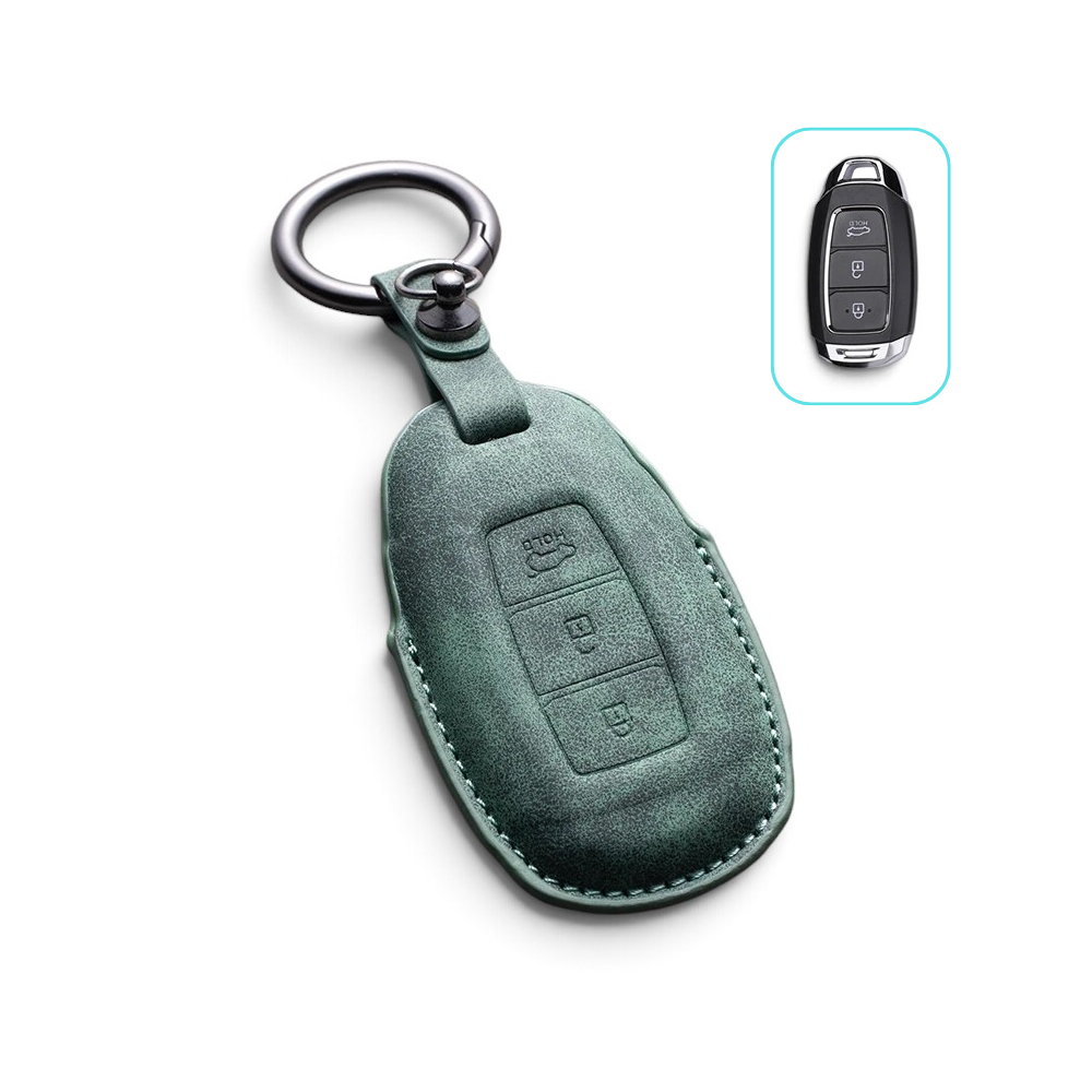 Alcantara Dodge Key Case and Key Chain – Protective Key Fob Cover