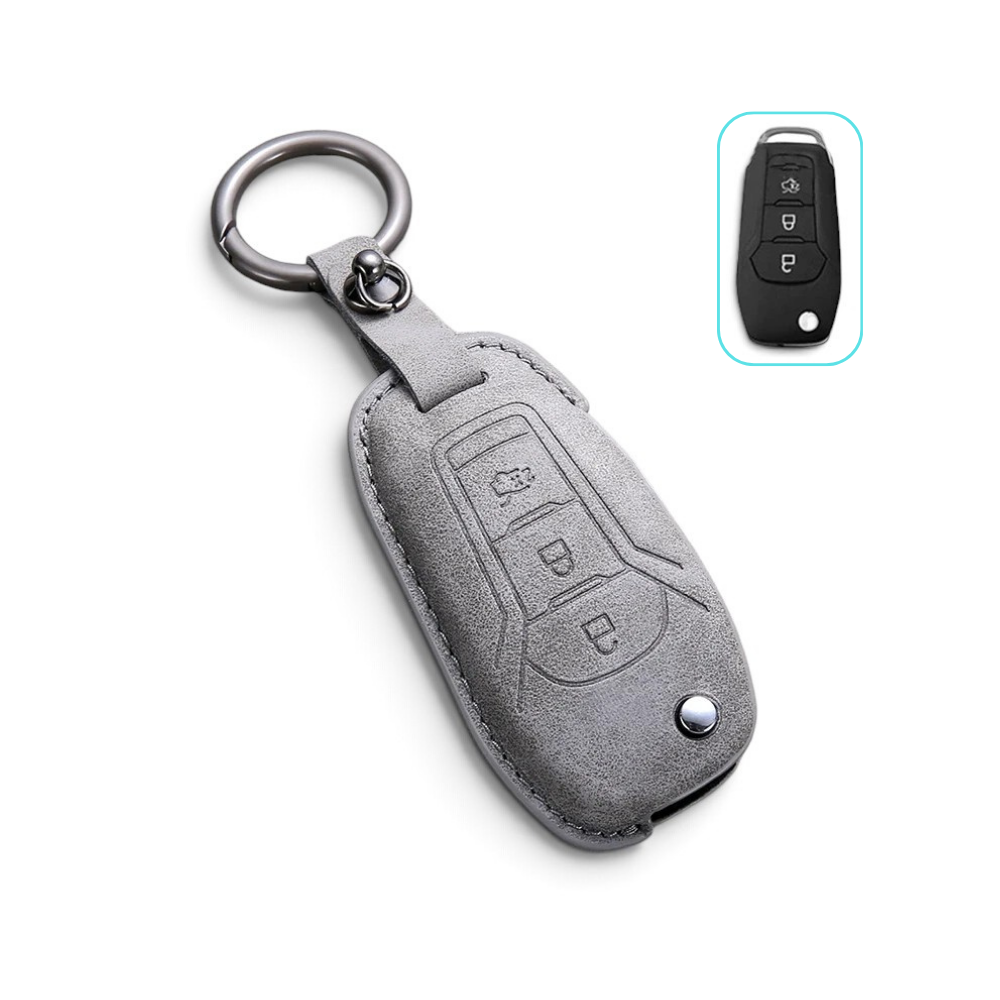 Alcantara Ford Key Case and Key Chain – Protective Key Fob Cover