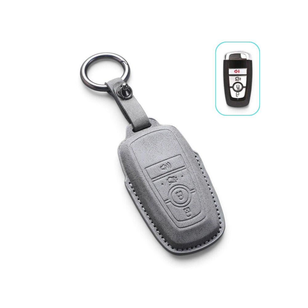 Alcantara Ford Key Case and Key Chain – Protective Key Fob Cover