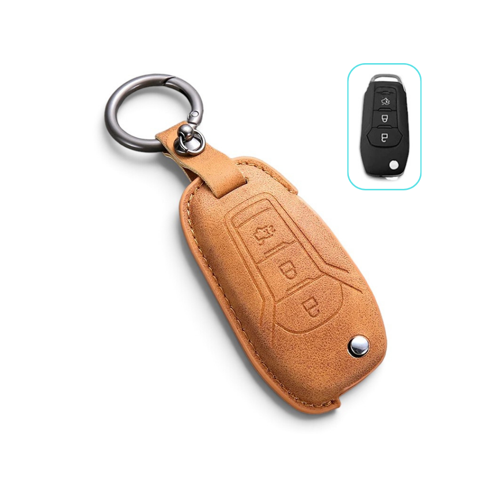 Alcantara Ford Key Case and Key Chain – Protective Key Fob Cover