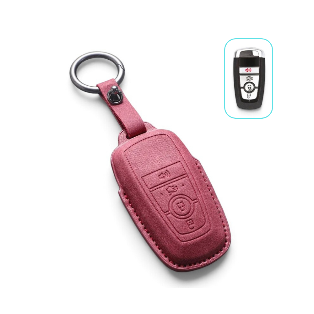 Alcantara Ford Key Case and Key Chain – Protective Key Fob Cover