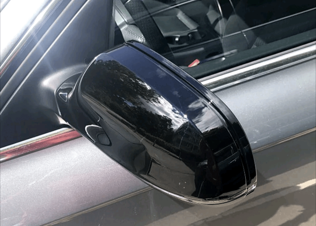 Glossy black mirror covers for Audi A5 B8 and B8.5 (2007 to 2016)