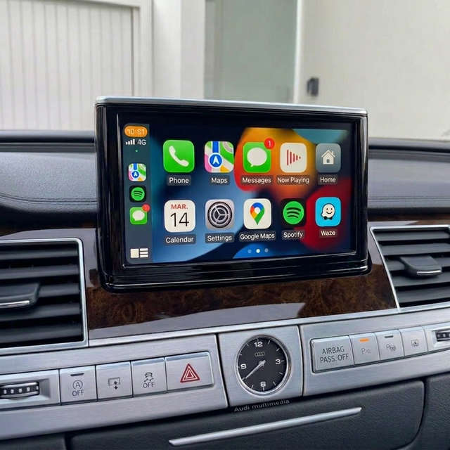 Apple Carplay/Android Auto retrofit kit for Audi A8 D4 (2009 to 2017) Audi > Carplay Euro Premium Parts