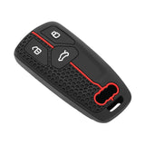 Silicone Audi Key Case and Key Chain – Protective Key Fob Cover