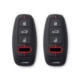 Silicone Audi Key Case and Key Chain – Protective Key Fob Cover