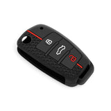 Silicone Audi Key Case and Key Chain – Protective Key Fob Cover