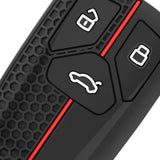 Silicone Audi Key Case and Key Chain – Protective Key Fob Cover