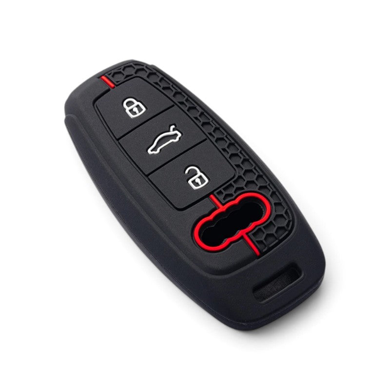 Silicone Audi Key Case and Key Chain – Protective Key Fob Cover