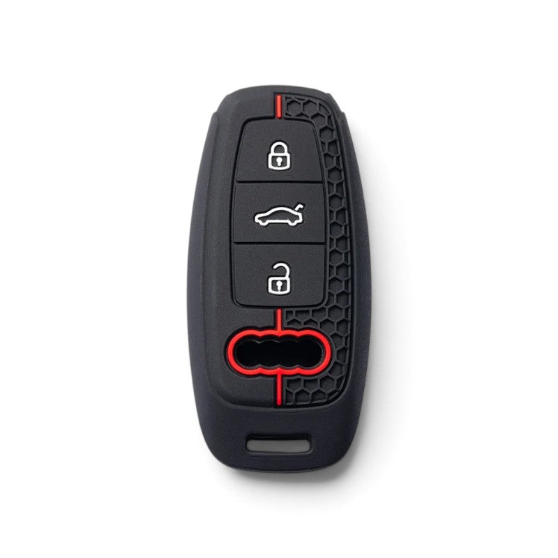 Silicone Audi Key Case and Key Chain – Protective Key Fob Cover