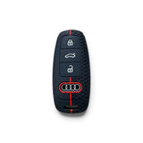 Silicone Audi Key Case and Key Chain – Protective Key Fob Cover