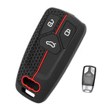 Silicone Audi Key Case and Key Chain – Protective Key Fob Cover