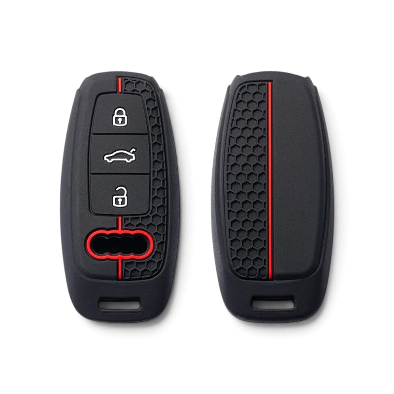 Silicone Audi Key Case and Key Chain – Protective Key Fob Cover