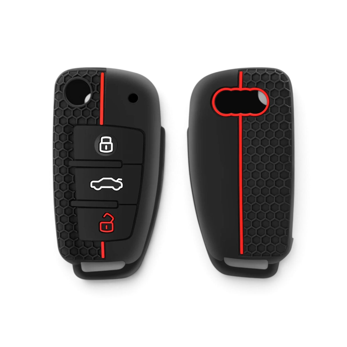 Silicone Audi Key Case and Key Chain – Protective Key Fob Cover