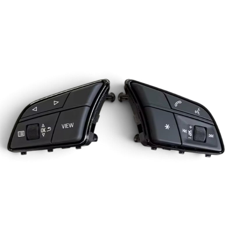 Multifunction Steering Wheel Replacement Buttons For Audi A4 S4 RS4 B9 - 2016 to 2024