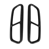 Audi A6 C7 Gloss Black Exhaust Tips - 2011 to 2018