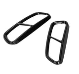 Audi A6 C7 Gloss Black Exhaust Tips - 2011 to 2018