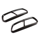 Audi A6 C7 Gloss Black Exhaust Tips - 2011 to 2018