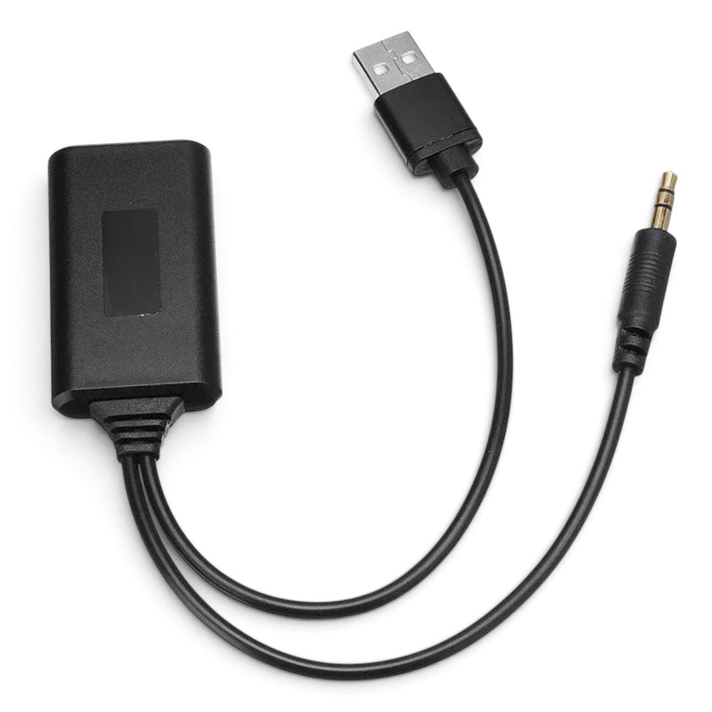 Universal Bluetooth Audio Receiver Adapter — Stream Wirelessly to Any Car Audio System Euro Premium Parts AUX & USB Port