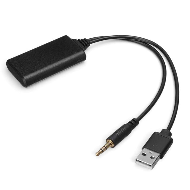 Universal Bluetooth Audio Receiver Adapter — Stream Wirelessly to Any Car Audio System Euro Premium Parts