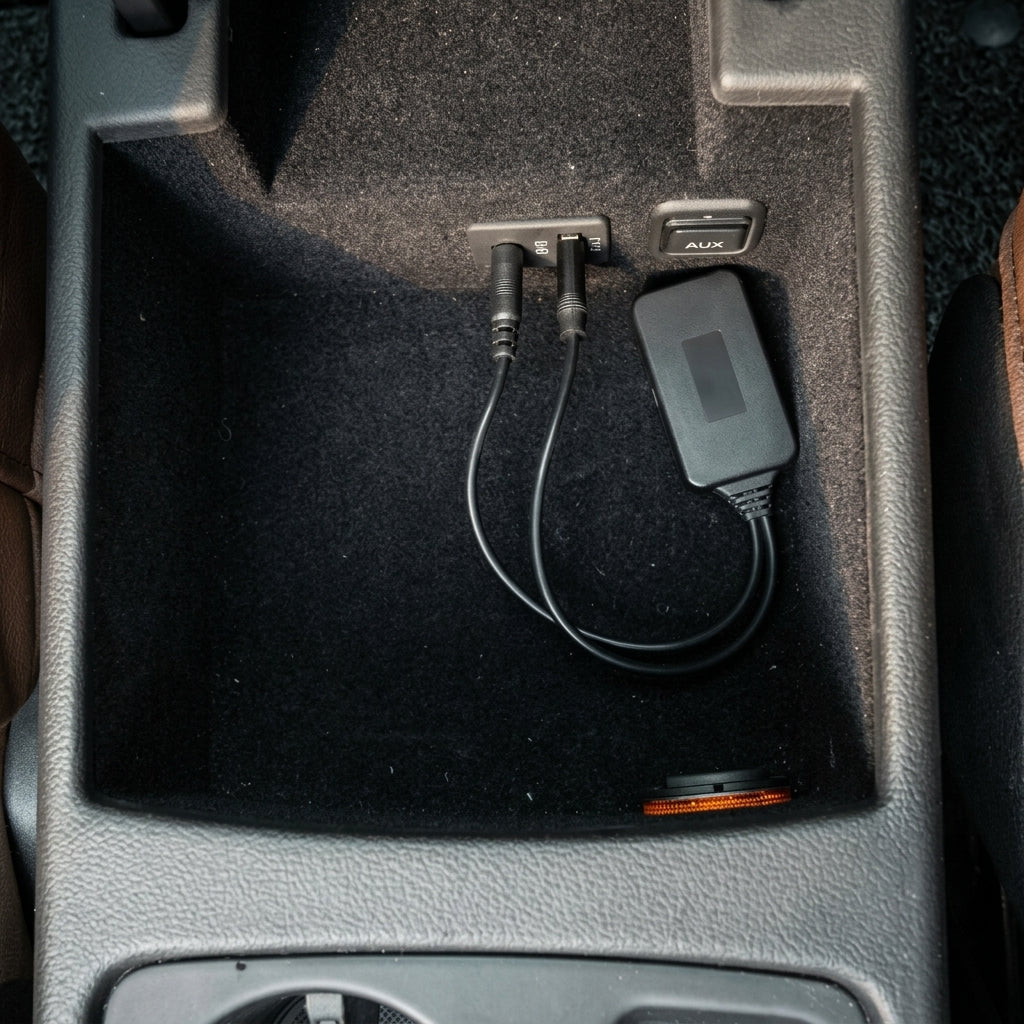 Universal Bluetooth Audio Receiver Adapter — Stream Wirelessly to Any Car Audio System Euro Premium Parts
